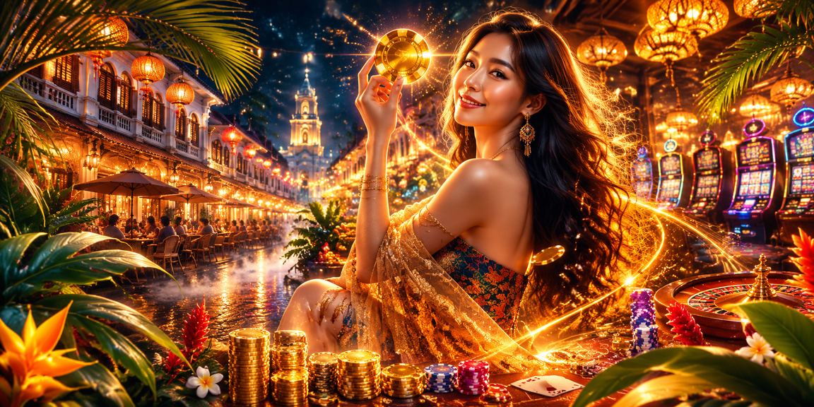 Suasana hiburan kasino bergaya tempatan di Ipoh dengan elemen dekorasi Malaysia