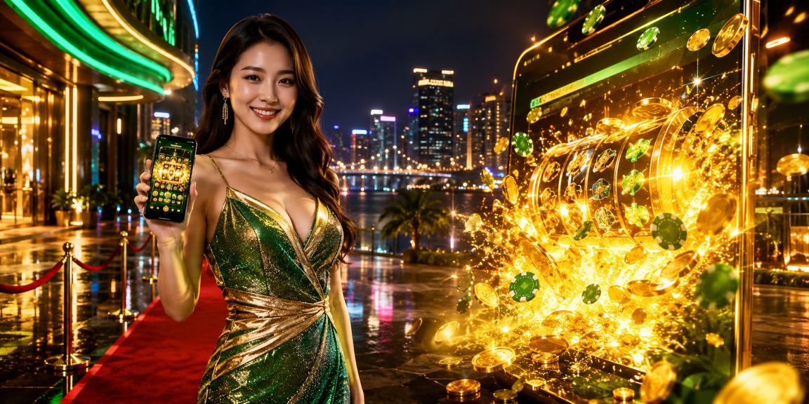 Pengguna spinsini menikmati permainan slot di Johor melalui telefon pintar
